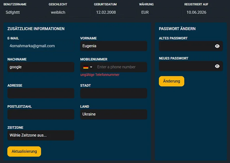 Einzahlungsoptionen bei Hercules Casino