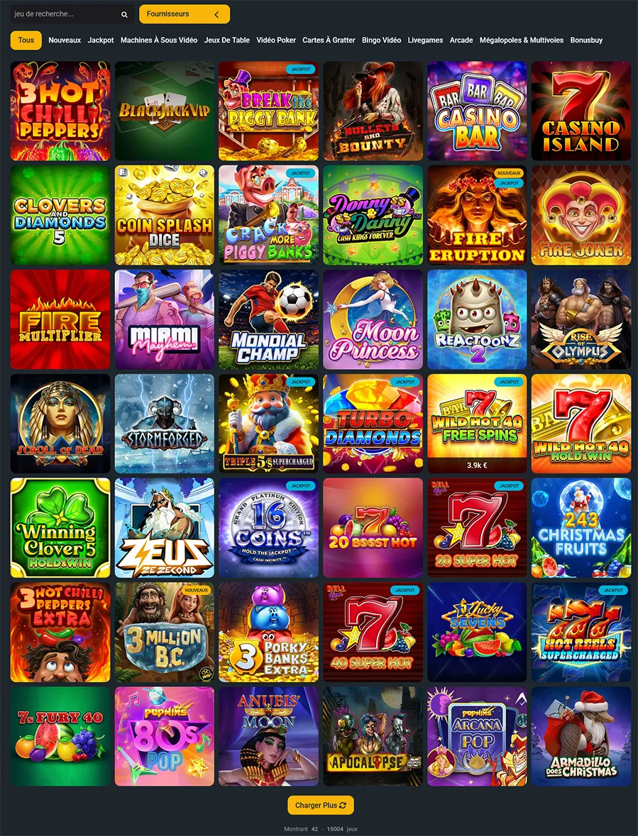Les machines à sous les plus populaires en un coup d’œil chez Hercules Casino